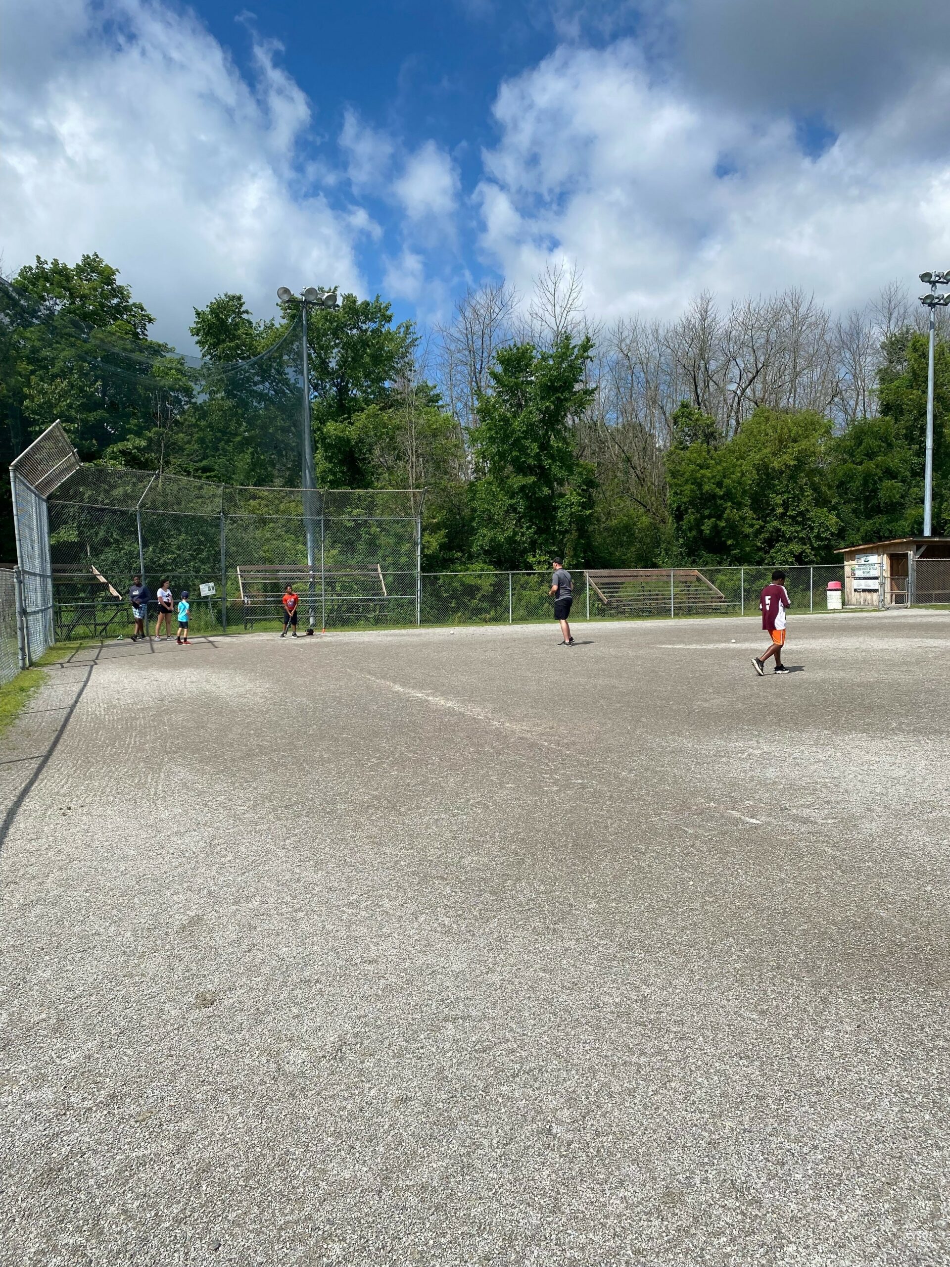 kids playing softball at Play in the Park