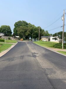 paving on St. Lawrence Court