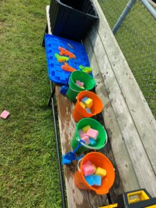 water fun during Play in the Park - August, 2021