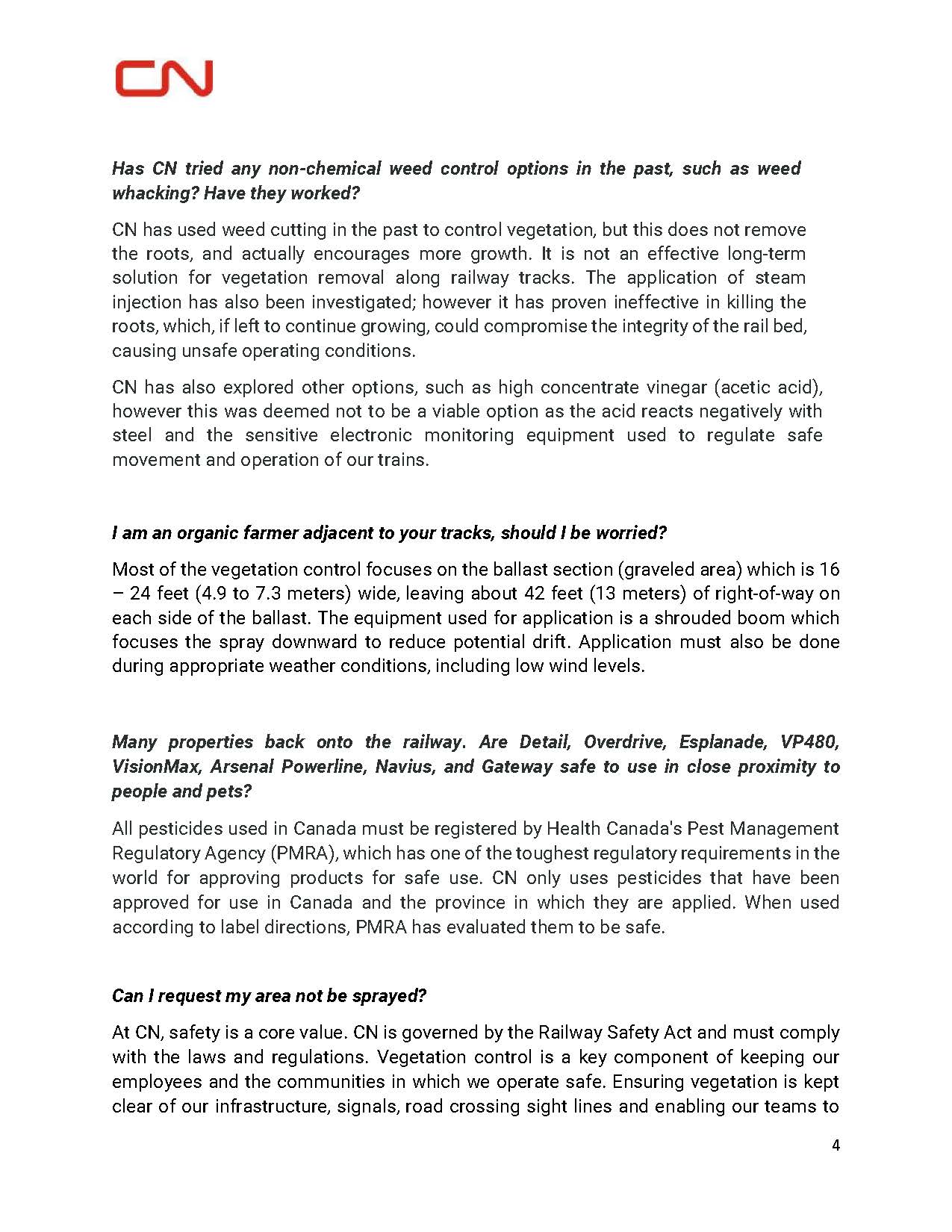 2022 CN vegetation FAQ. Page 04