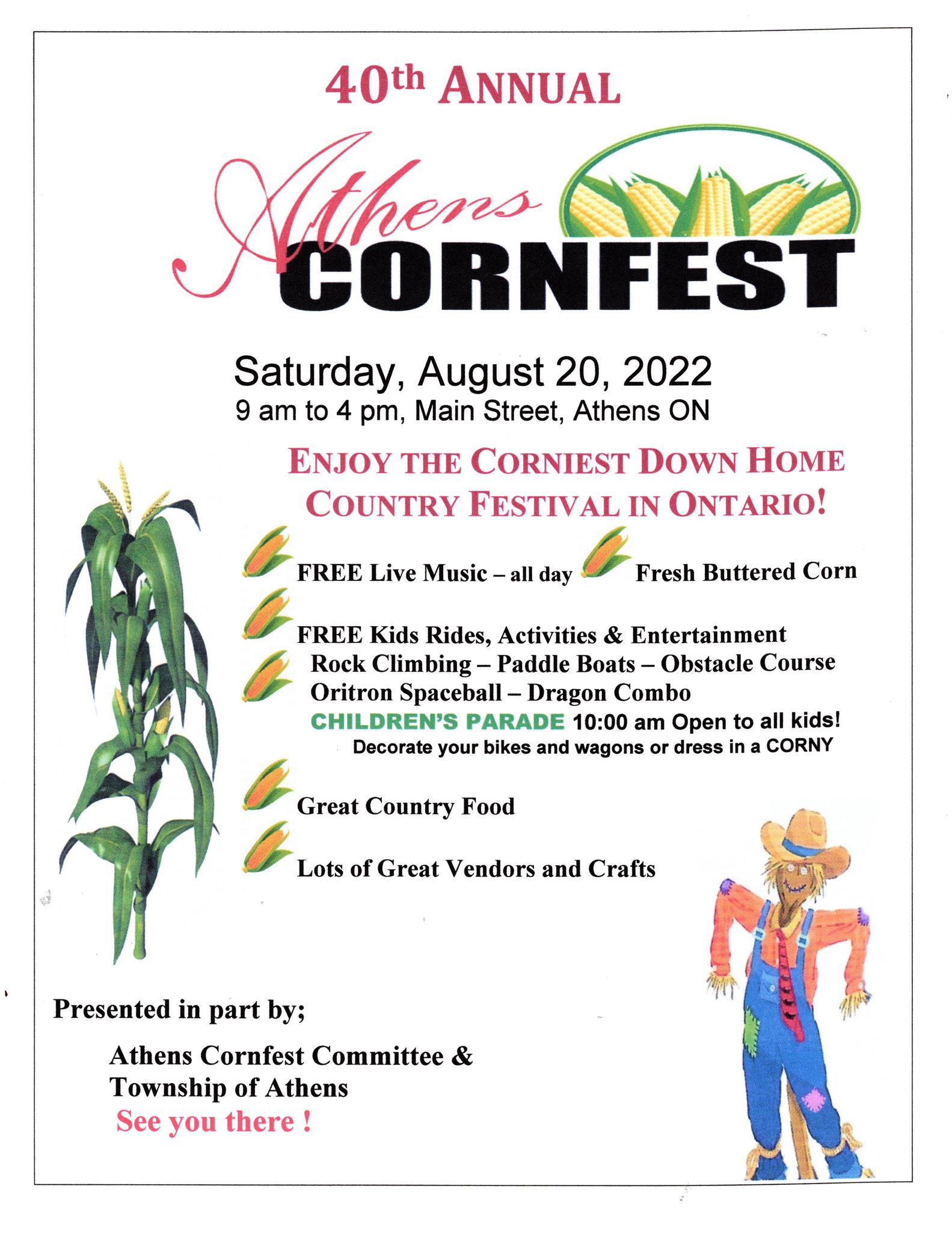 athens cornfest flyer