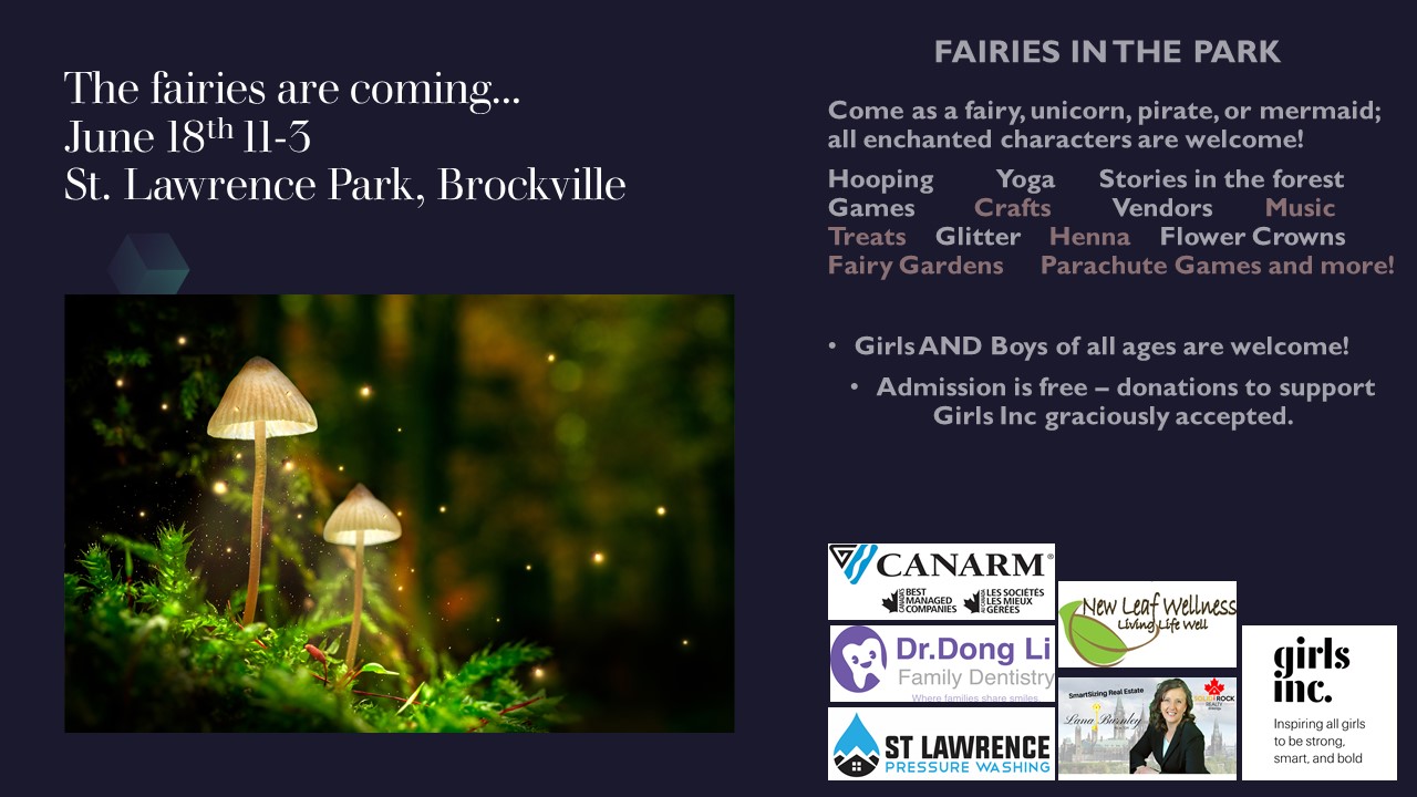 Fairies in the Park flyer