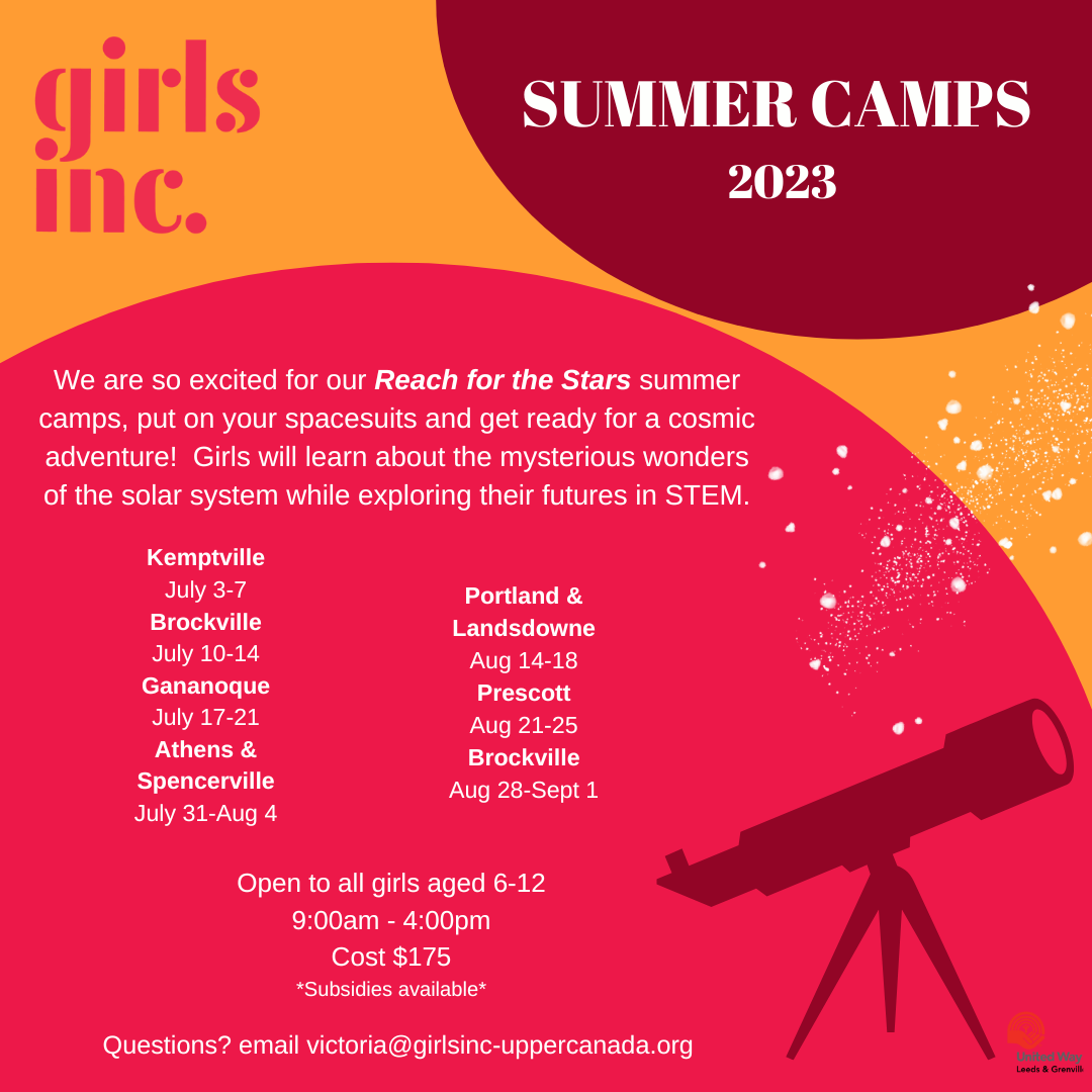 girls inc summer camp 2023 poster