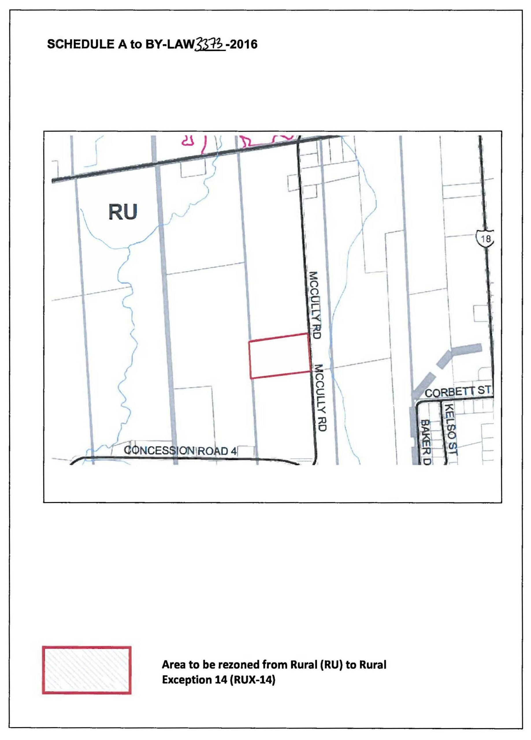map showing the property in question