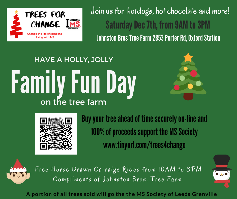 Family Fun Day for MS @ Johnston Bros. Tree Farm | Oxford Station | Ontario | Canada