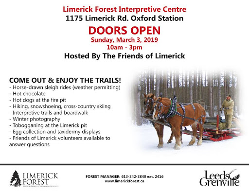 Friends of Limerick Forest Doors Open Event @ Limerick Forest Interpretive Centre | Oxford Station | Ontario | Canada