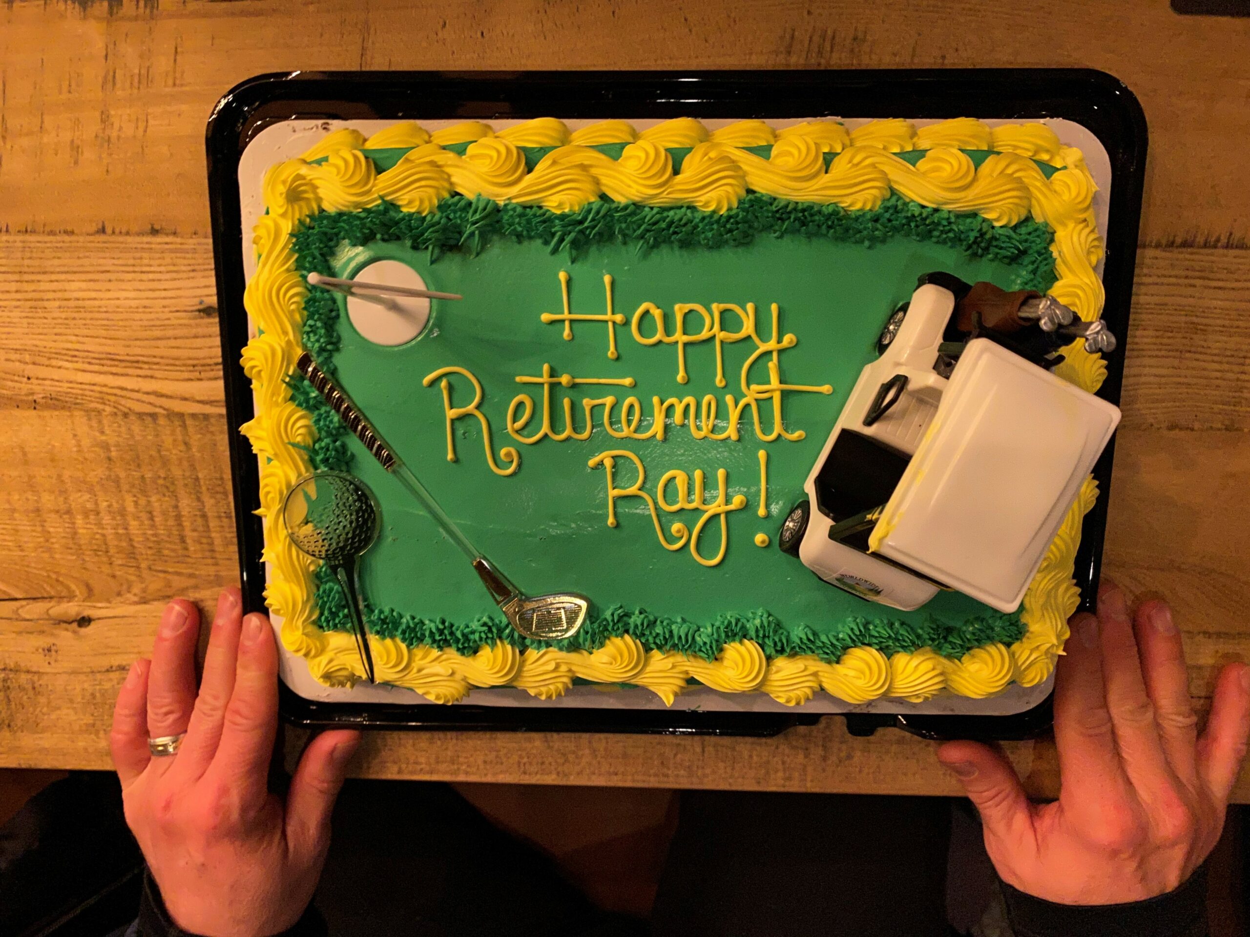 Ray's retirement cake