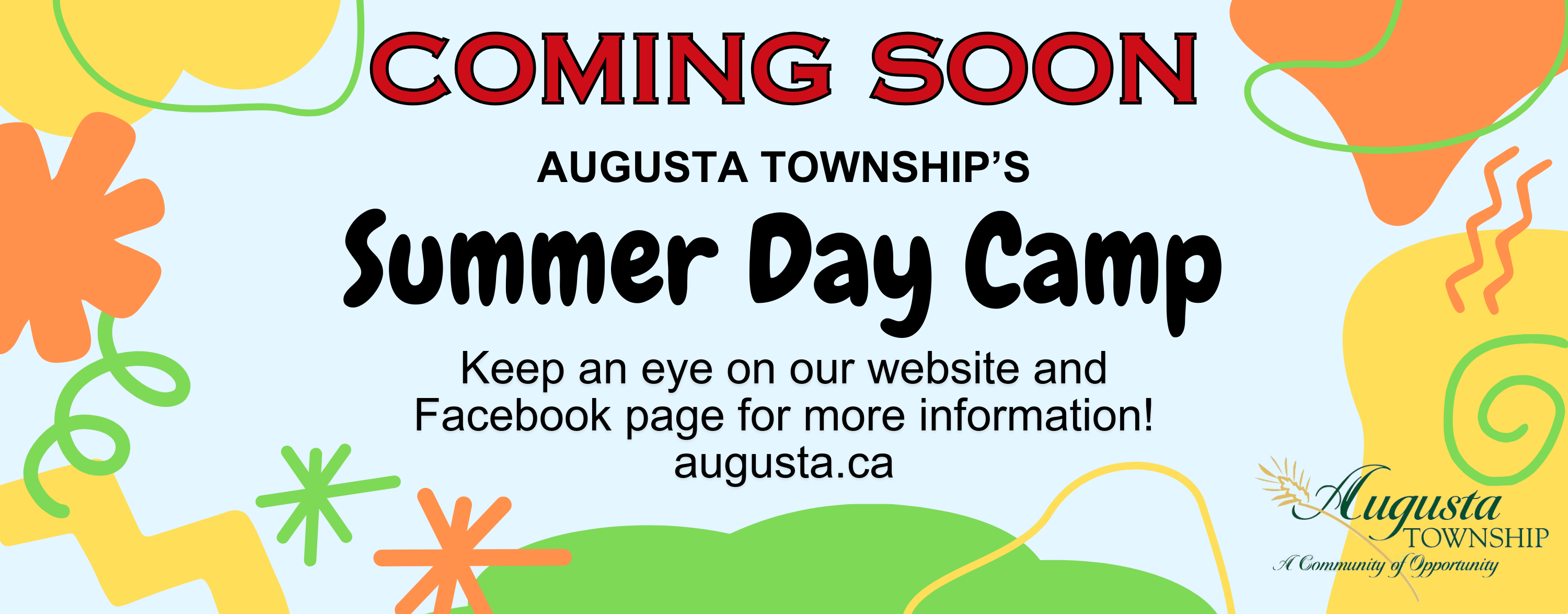 summer day camp coming soon