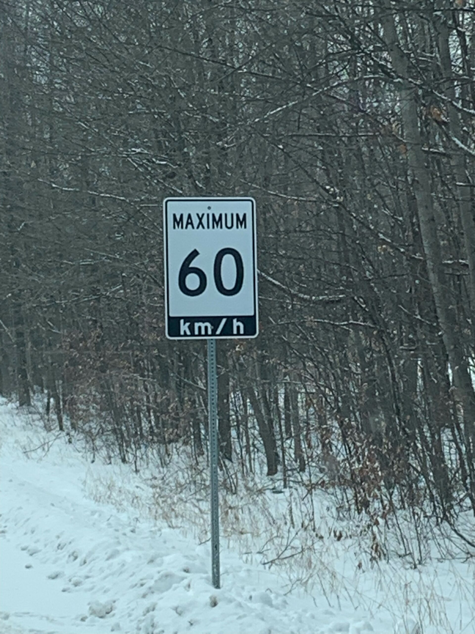 Dejong Rd Speed Rate Change Sign