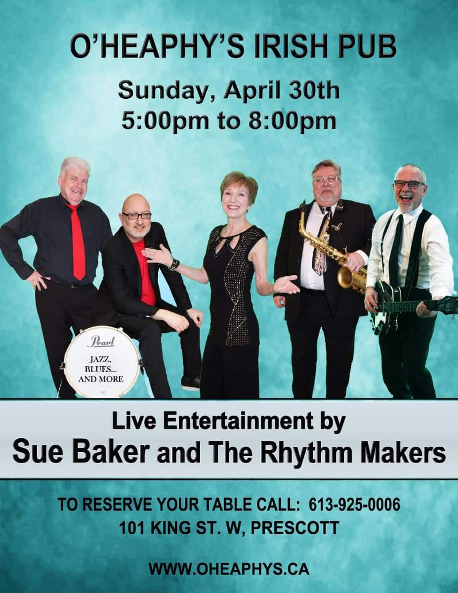 Sue Baker & The Rhythm Makers @ O'Heaphy's Irish Pub | Prescott | Ontario | Canada