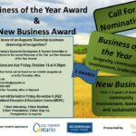 poster advertising the business of the year award call for nominations