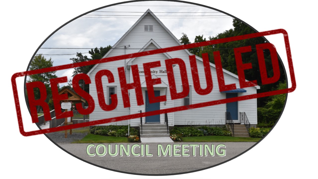 RESCHEDULED - Council Meeting @ North Augusta Community Centre | North Augusta | Ontario | Canada