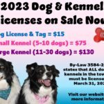 2023 dog and kennel licenses on sale now