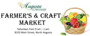 Farmer's & Craft Market. Saturdays 9-1pm. 8103 Main Street, North Augusta