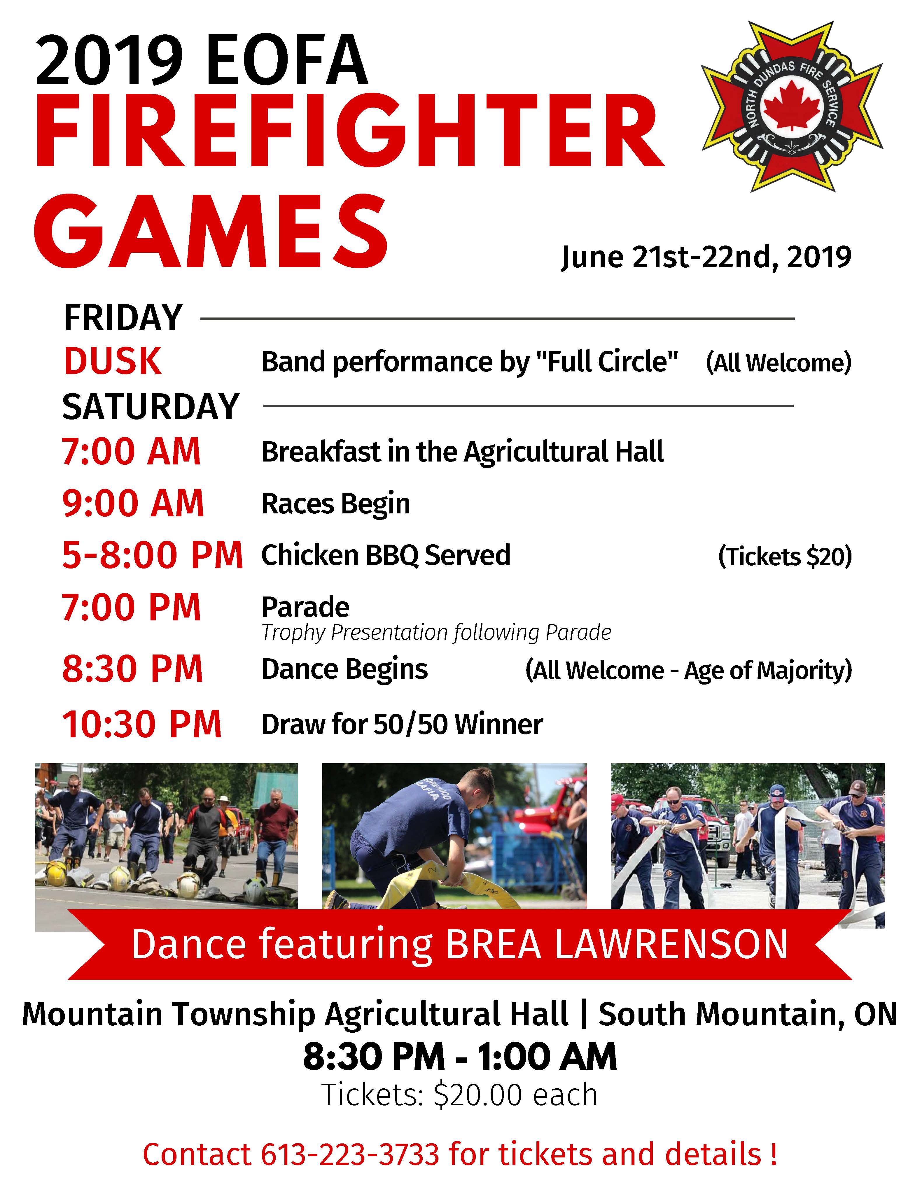 Firefighter Games @ South Mountain Agricultural Hall | South Mountain | Ontario | Canada