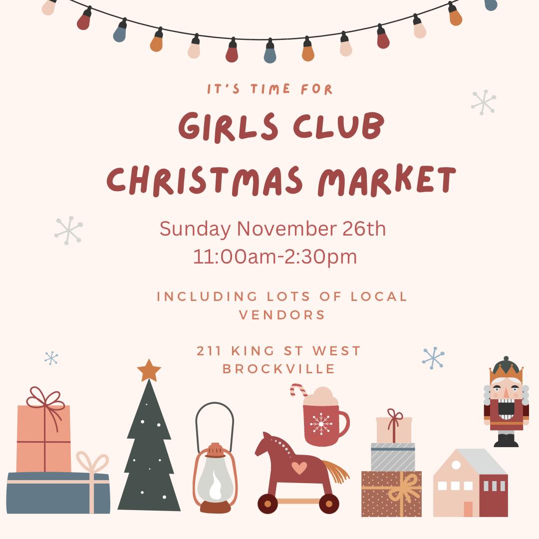 Girls Club Christmas Market @ Brockville | Ontario | Canada