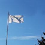 the new Augusta Township flag flying