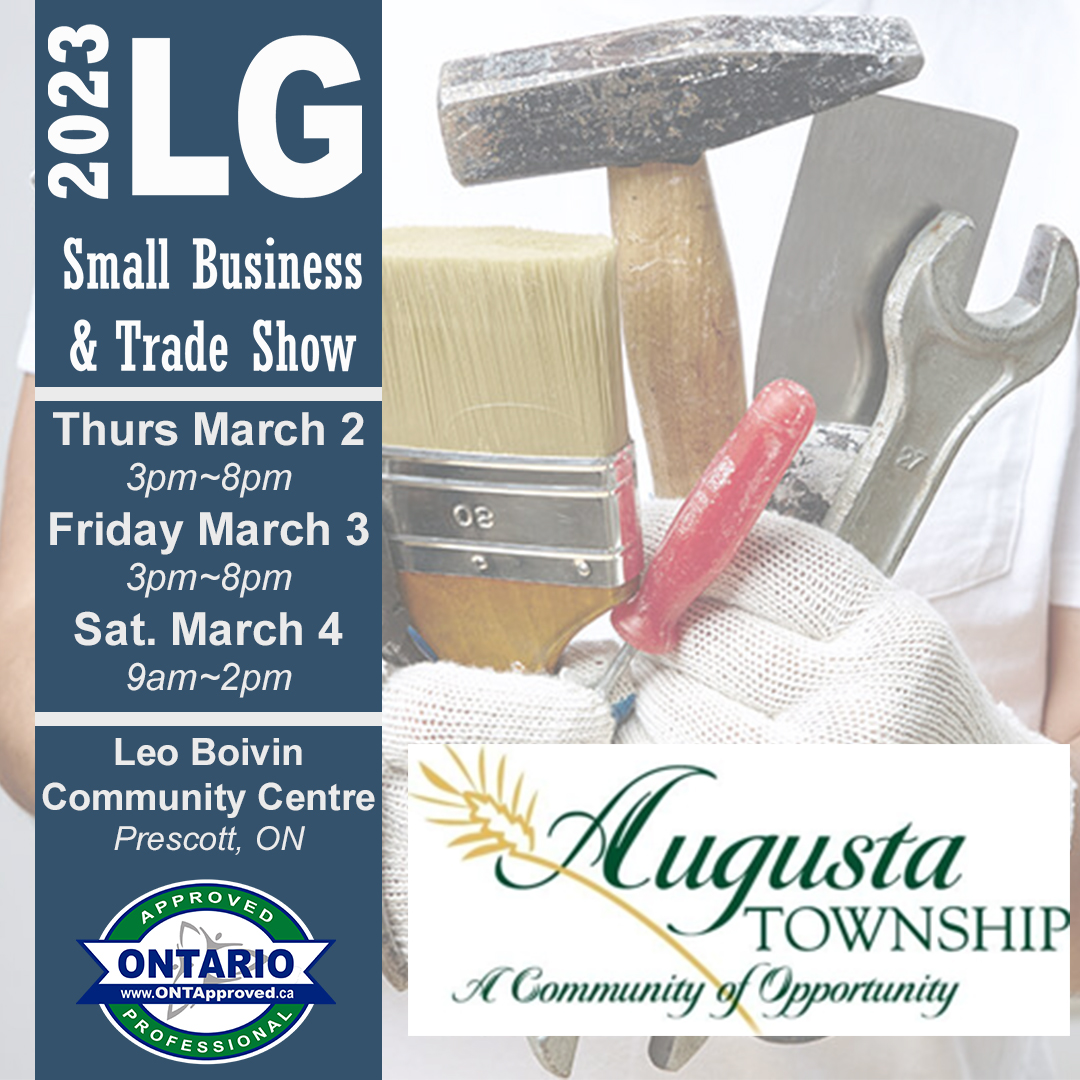 LG Approved Small Business & Trade Show @ Leo Boivin Community Centre | Prescott | Ontario | Canada
