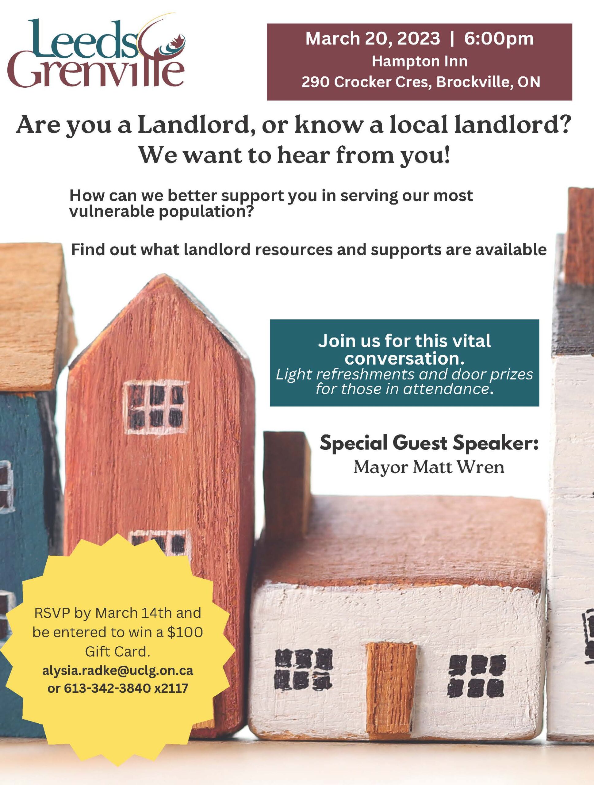 Landlord Information Session - Brockville @ Hampton Inn | Brockville | Ontario | Canada