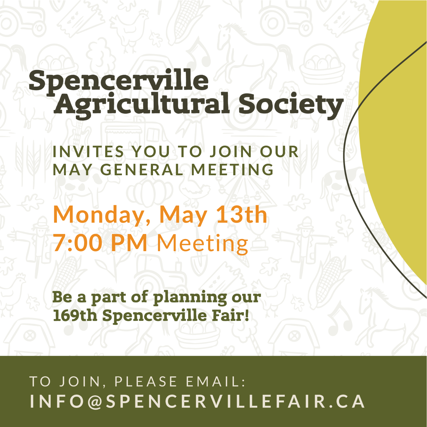 Spencerville Fair Committee Meeting @ Drummond Building | Spencerville | Ontario | Canada