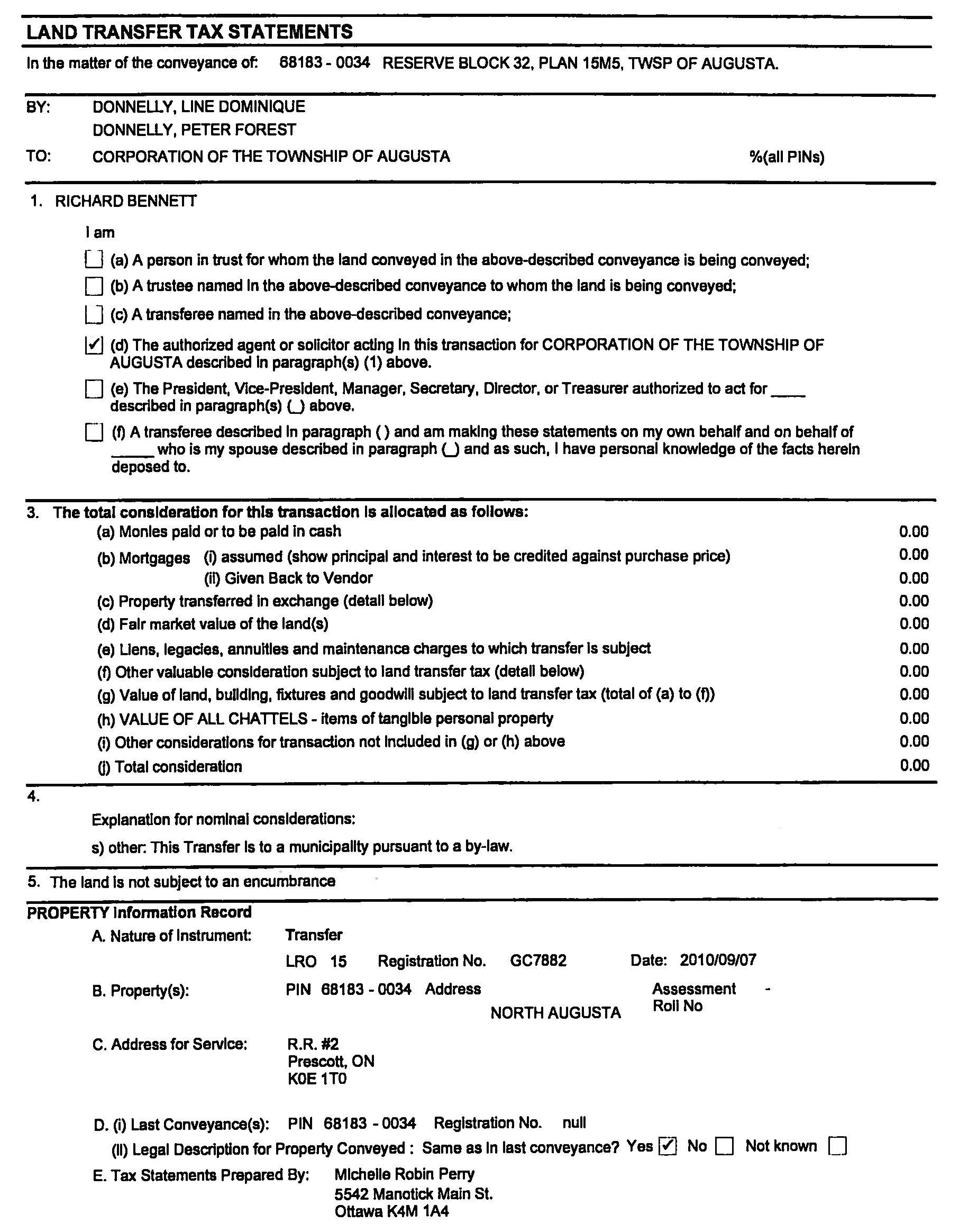 land transfer documents page 07