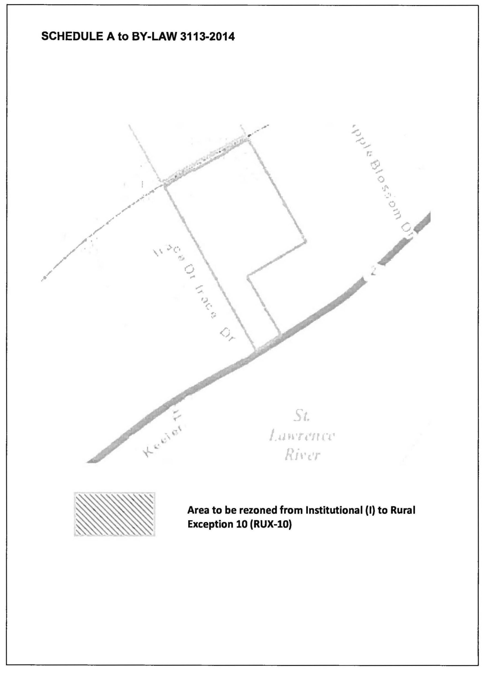 map showing the property