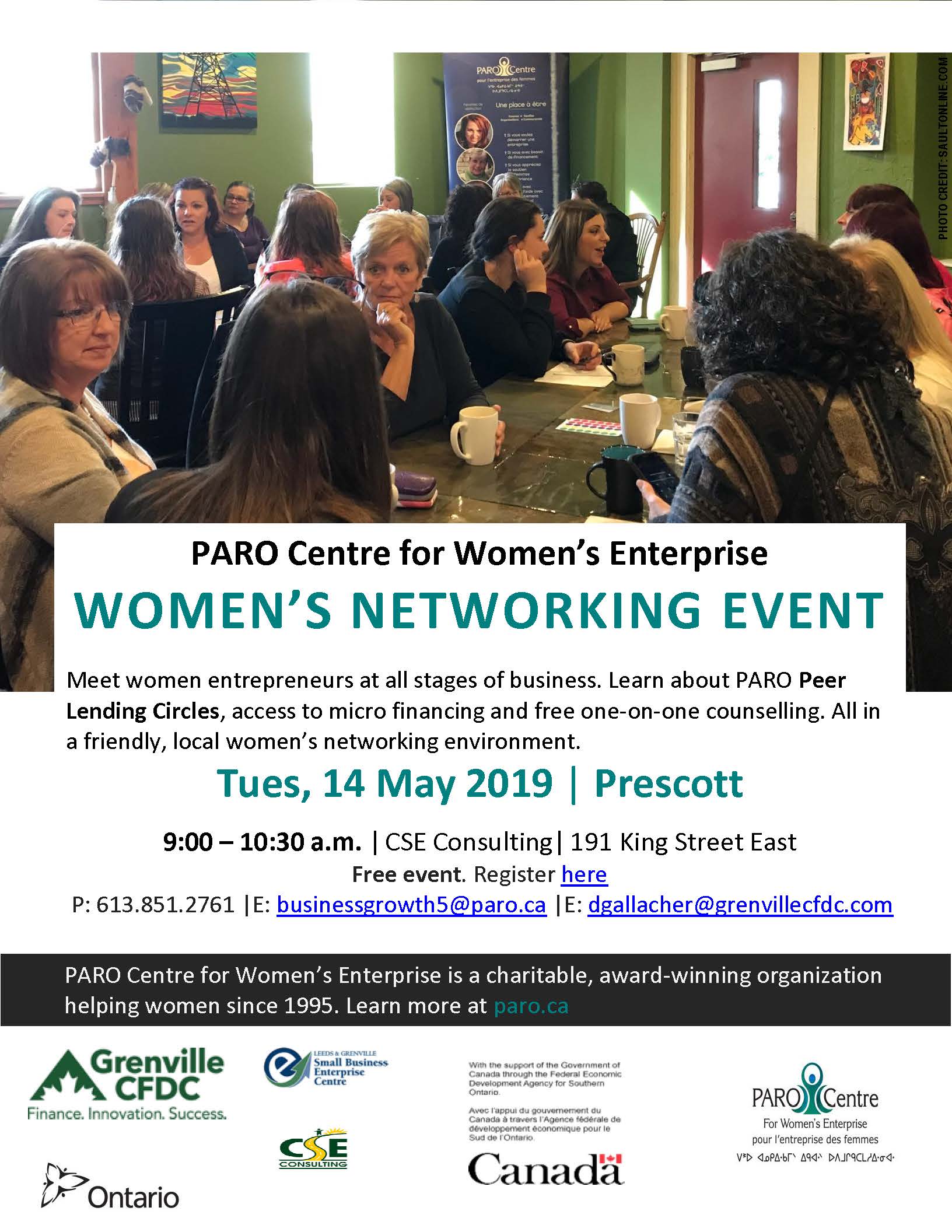 Women's Networking Event @ CSE Consulting | Prescott | Ontario | Canada