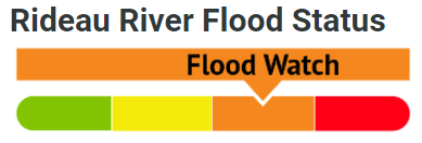 Rideau River Flood Status- Flood Watch