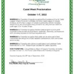 cadet week proclamation