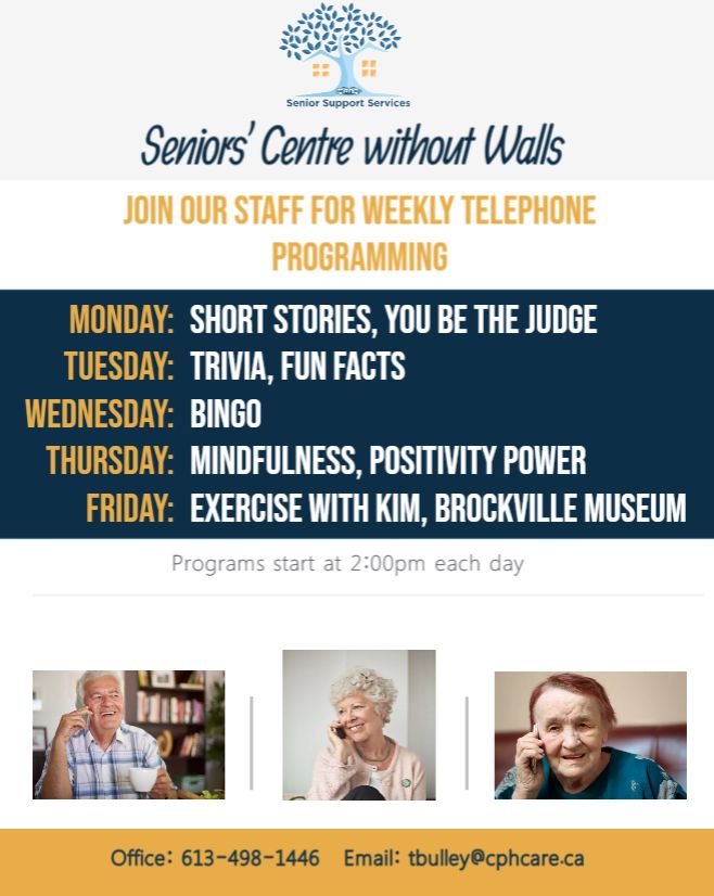 senior's centre without walls poster