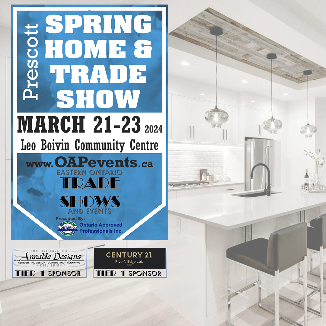 spring home and trade show poster