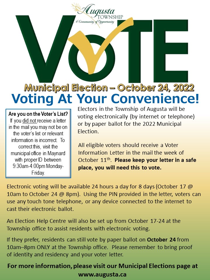 vote at your convenience poster