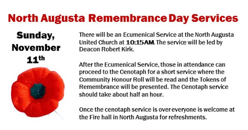 North Augusta Remembrance Day Ceremony