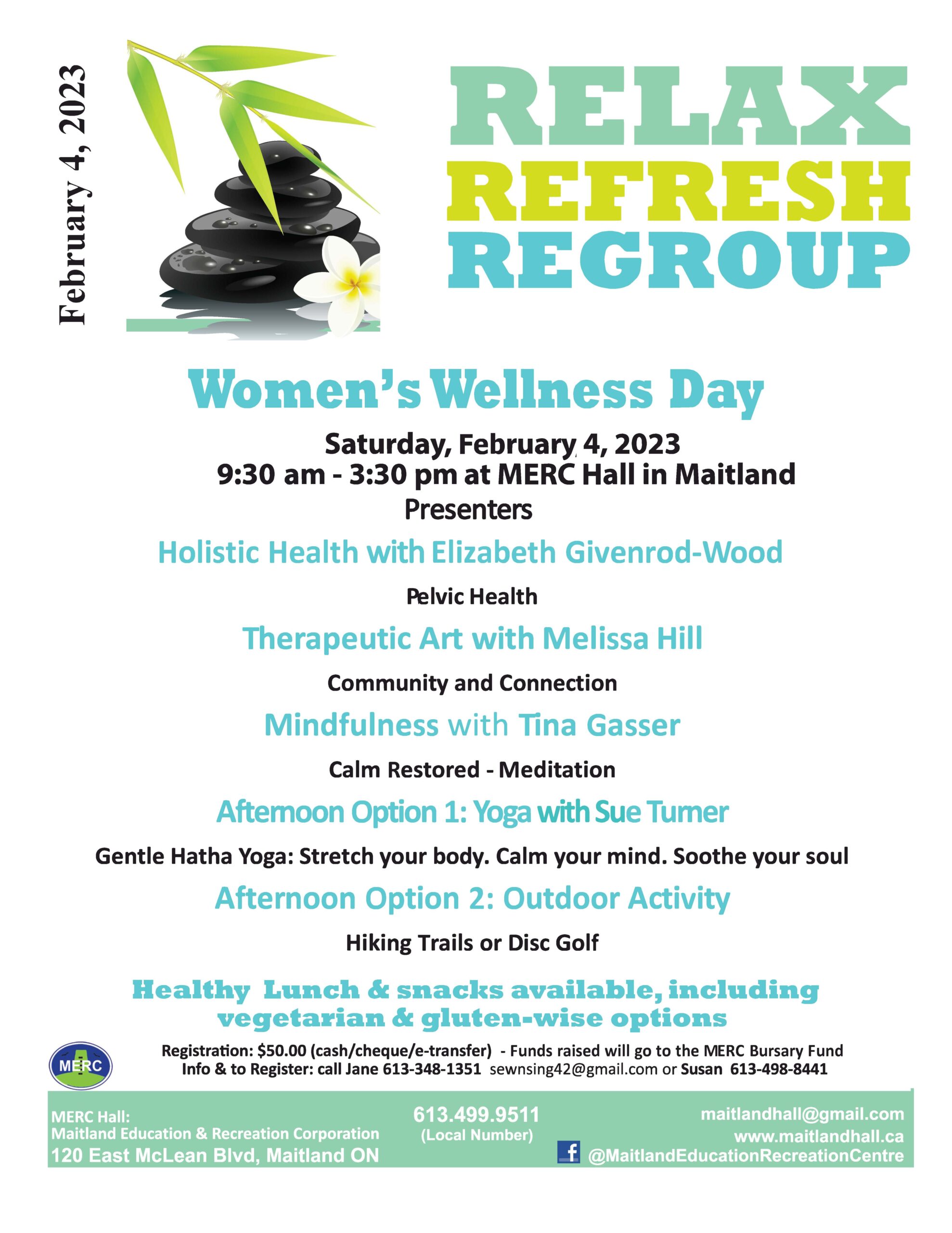 Women's Wellness Day @ Maitland Education and Recreation Centre | Brockville | Ontario | Canada