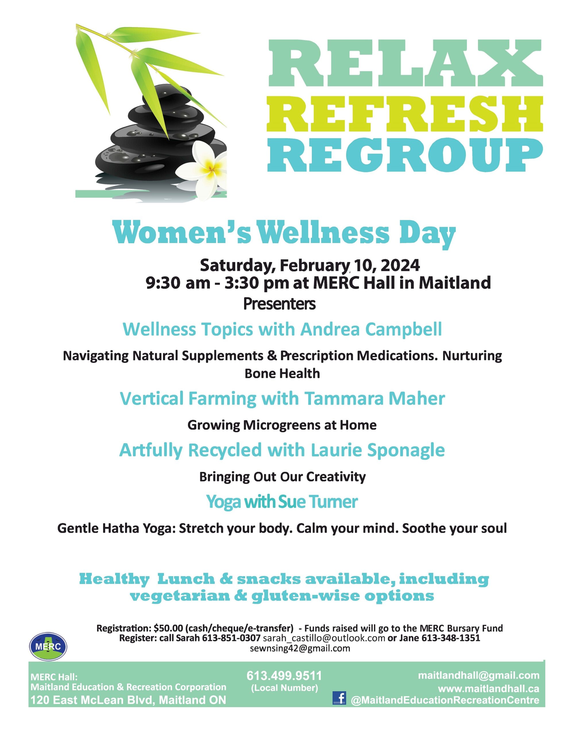 Women's Wellness Day at MERC @ Maitland Education and Recreation Centre | Brockville | Ontario | Canada