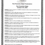proclamation declaring october 8-14 fire prevention week