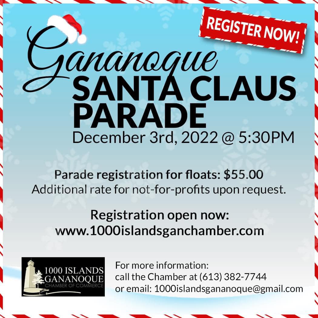 gananoque parade flyer