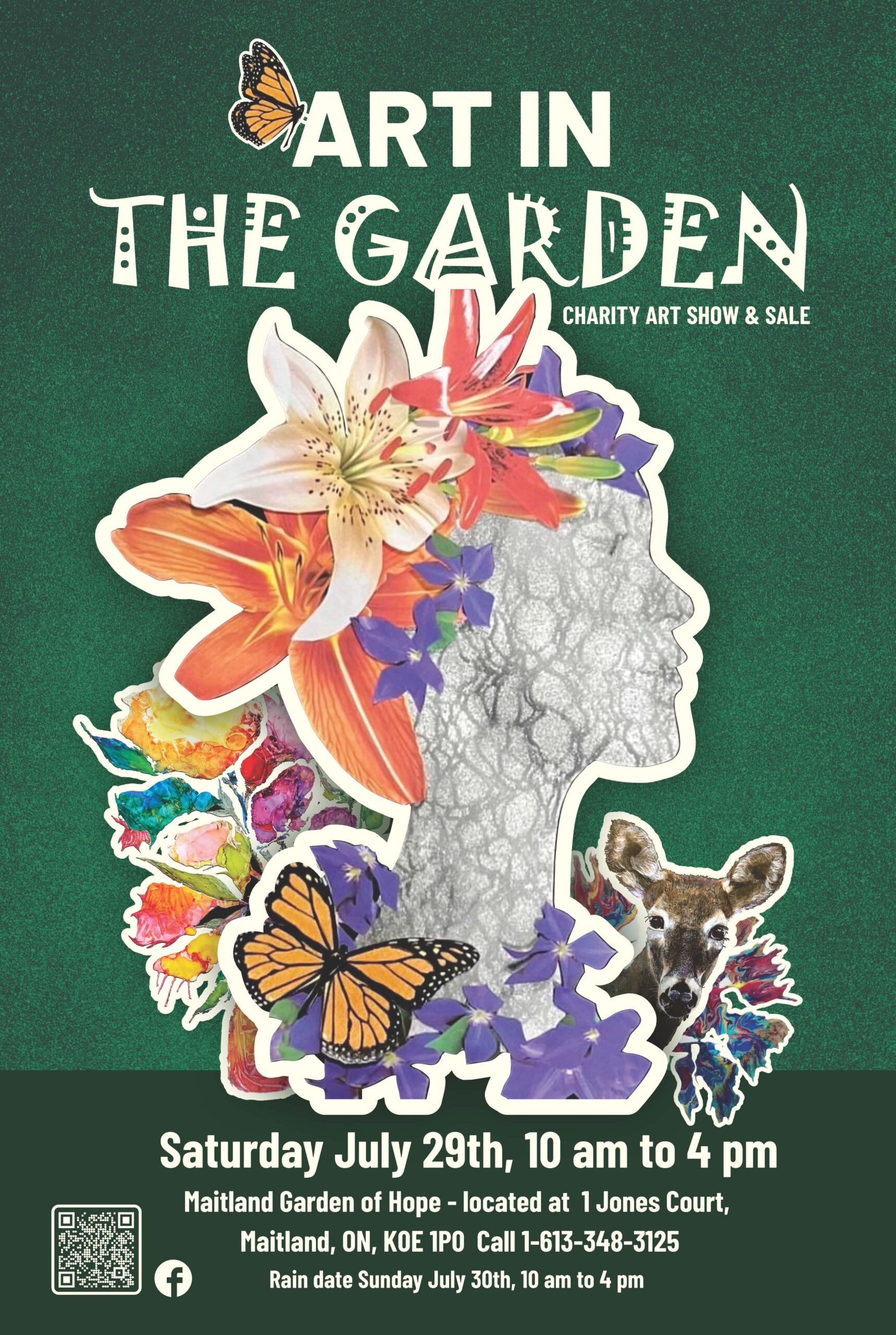 art 
 in the garden poster