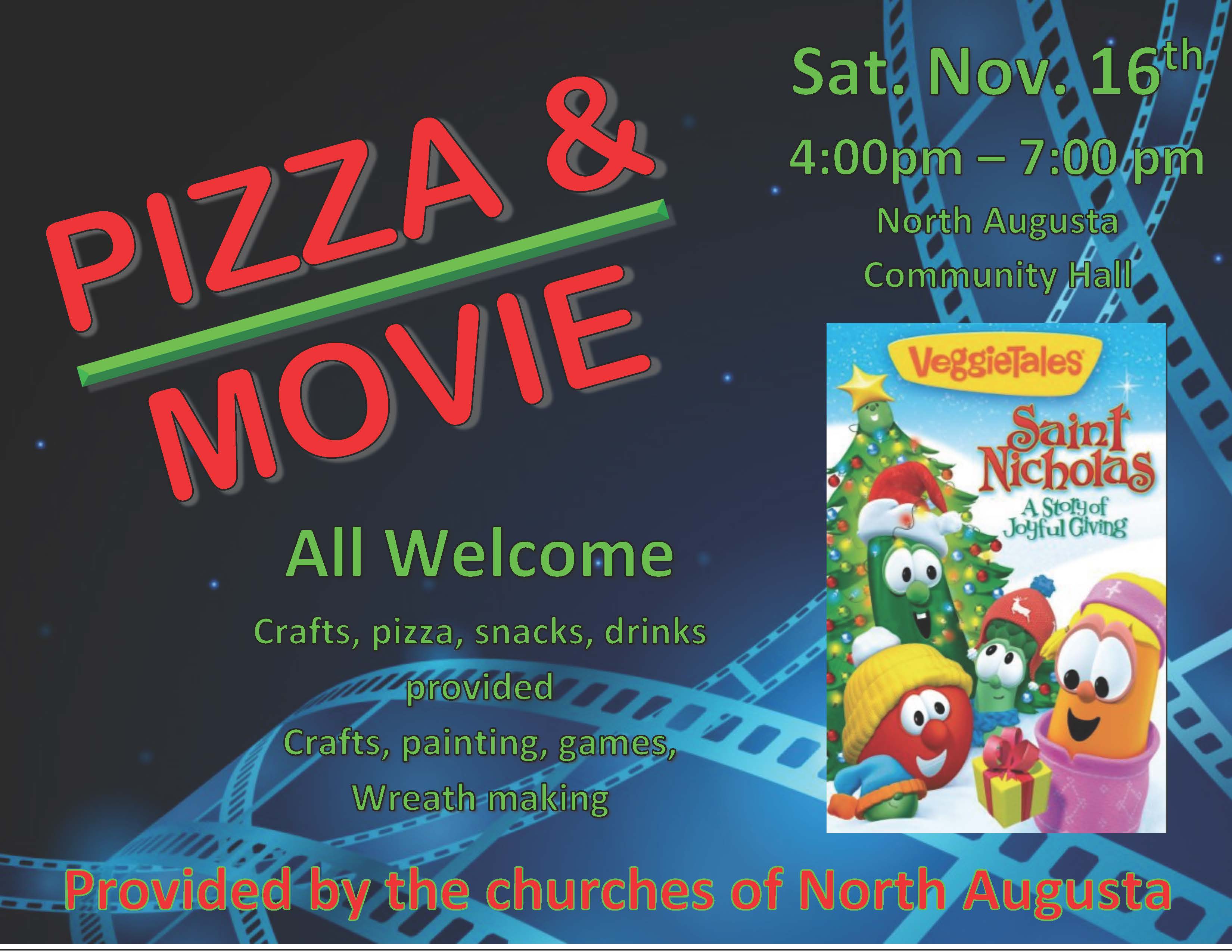 Pizza & Movie Night @ North Augusta Community Centre | North Augusta | Ontario | Canada