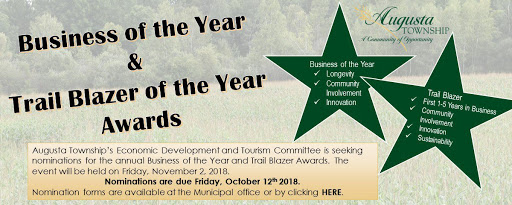 Last Day for Nominations - Business & Trail Blazer of the Year Awards @ Augusta Township Office | Ontario | Canada