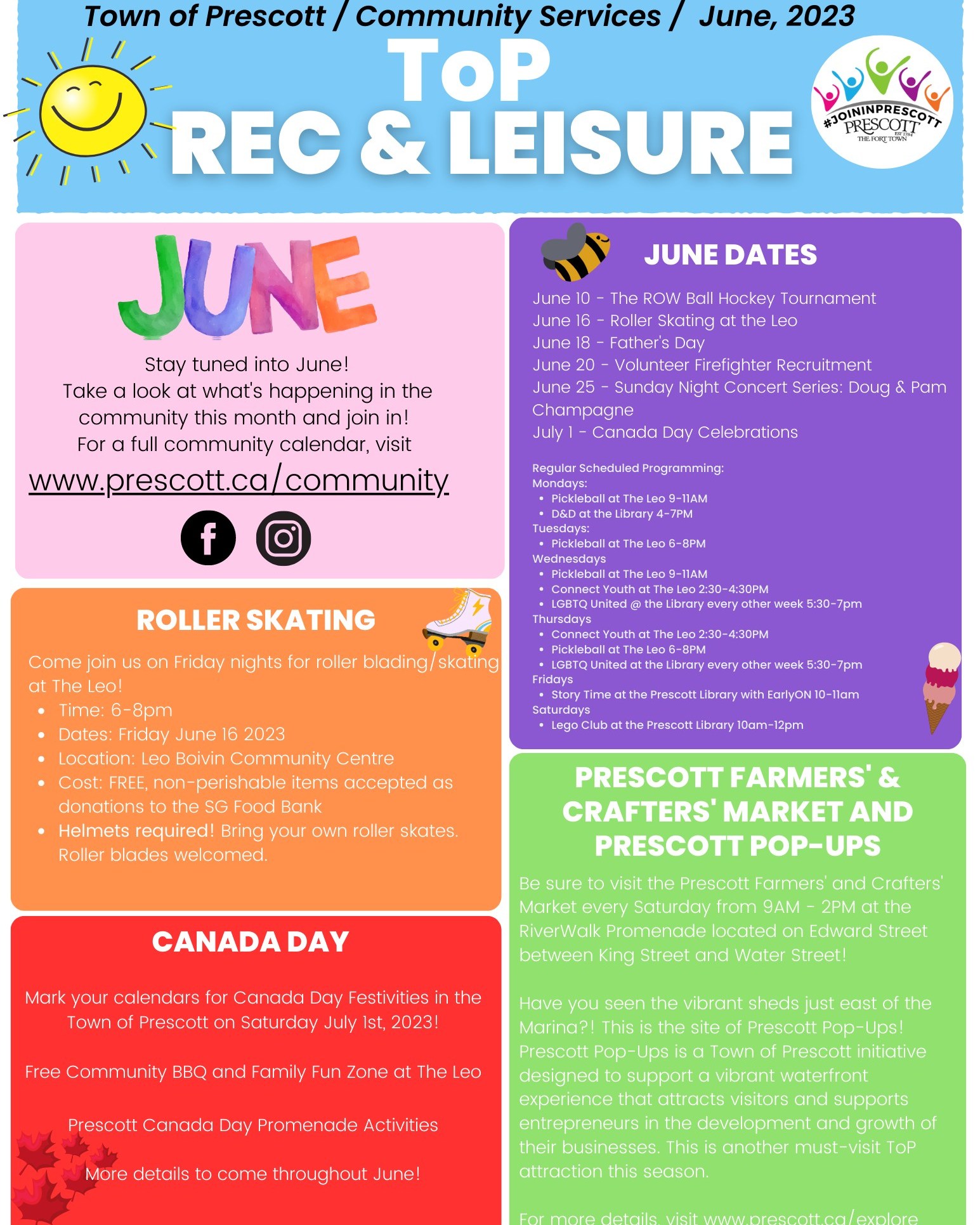 town of Prescott Rec & Leisure flyer page 01