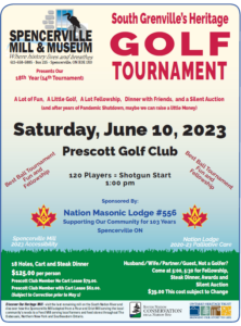 South Grenville's Heritage Golf Tournament @ Prescott Golf Club | Prescott | Ontario | Canada